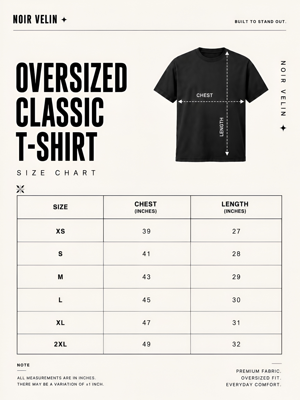 Unisex Oversized Classic T-Shirt