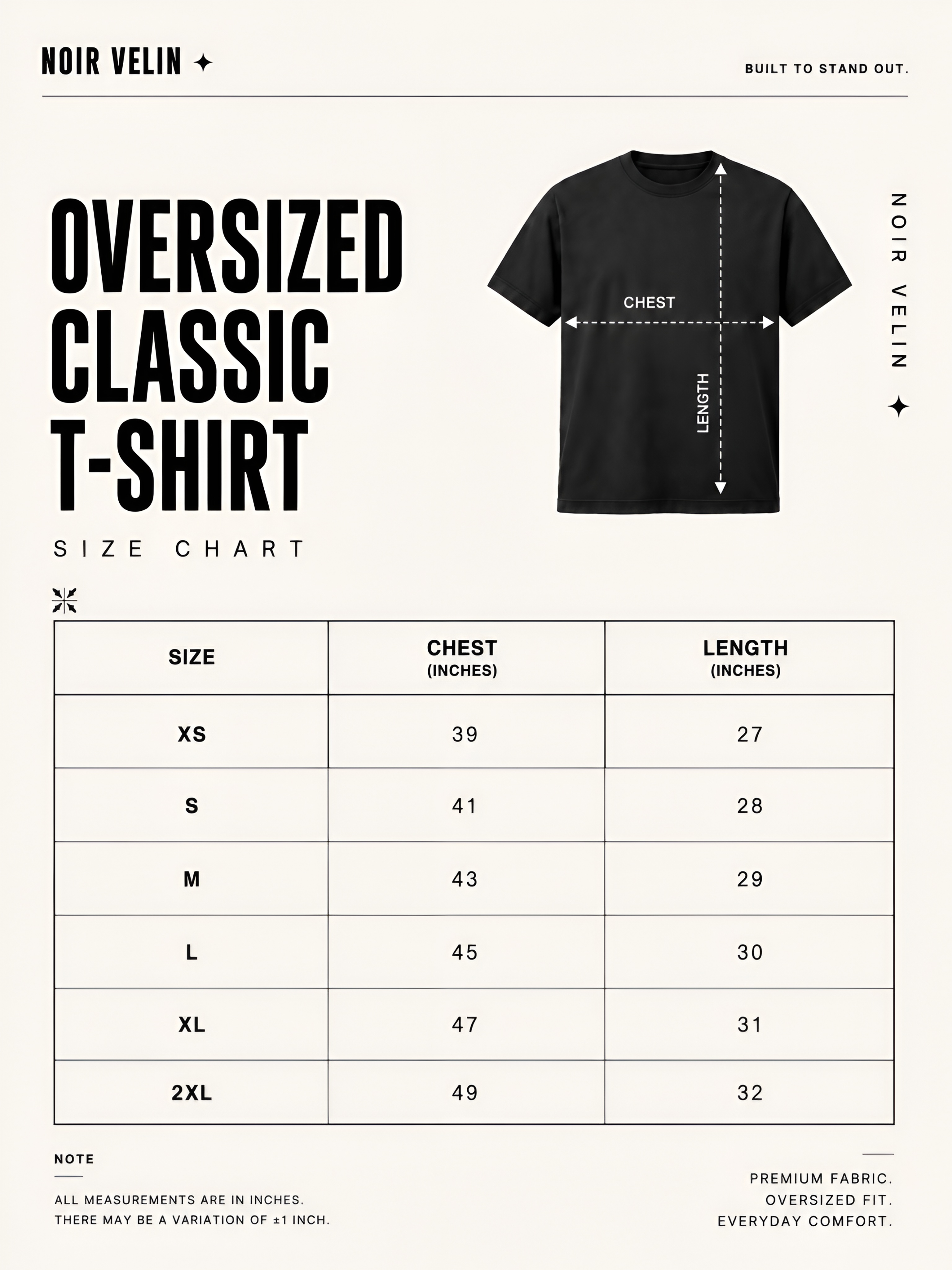 Unisex Oversized Classic T-Shirt
